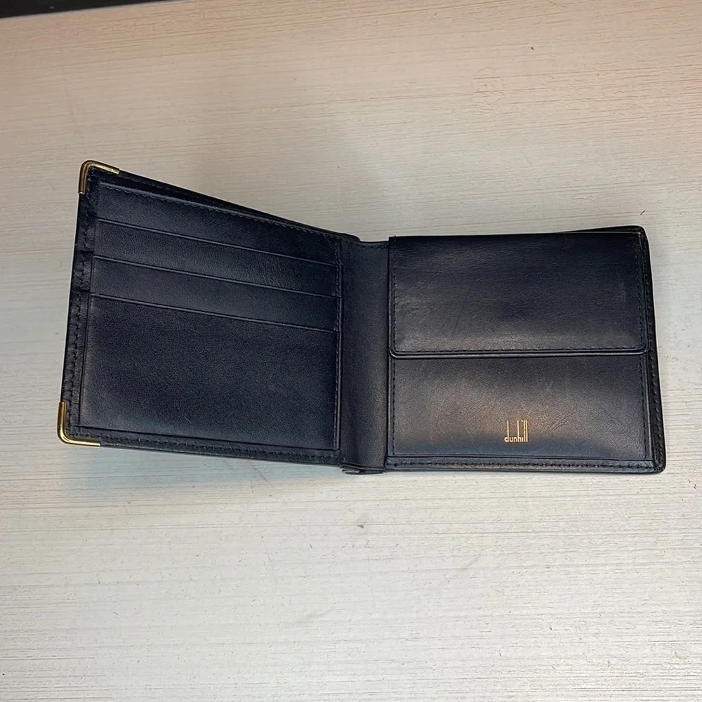 Dunhill Wallet Black Leather Wallet Men’s Dunhill BiFold Wallet Men’s Wallet 🪪 🔥